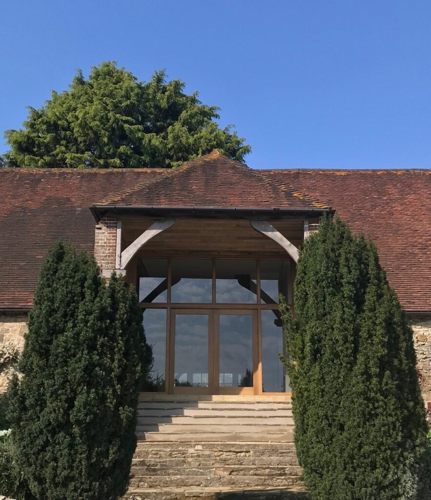 Bury Manor Barn Entrance